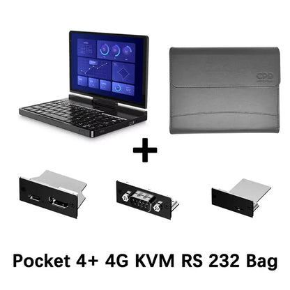 GPD Pocket 4 8.8" 2-in-1 Handheld Laptop | AMD AI 9 HX 370 / Ryzen 7 8840U | 64GB DDR5 | 2.5K 144Hz | Win 11