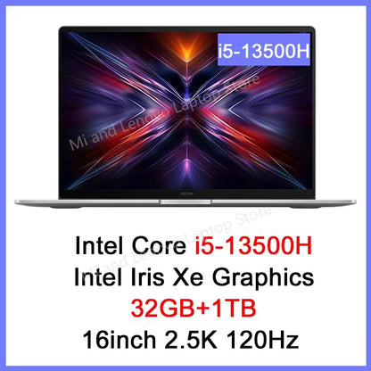 Xiaomi Redmi Book 16 2025 – Intel Core i5-13500H, 32GB RAM, 1TB SSD, 16" 2.5K 120Hz