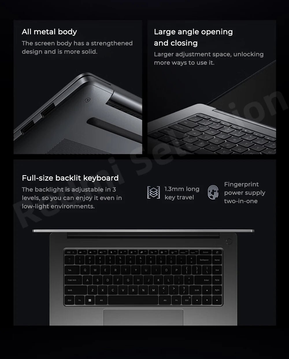 Xiaomi RedmiBook Pro 16 – Intel Core Ultra 5/7, ARC Graphics, 32GB DDR5, 1TB SSD, 3.1K 165Hz