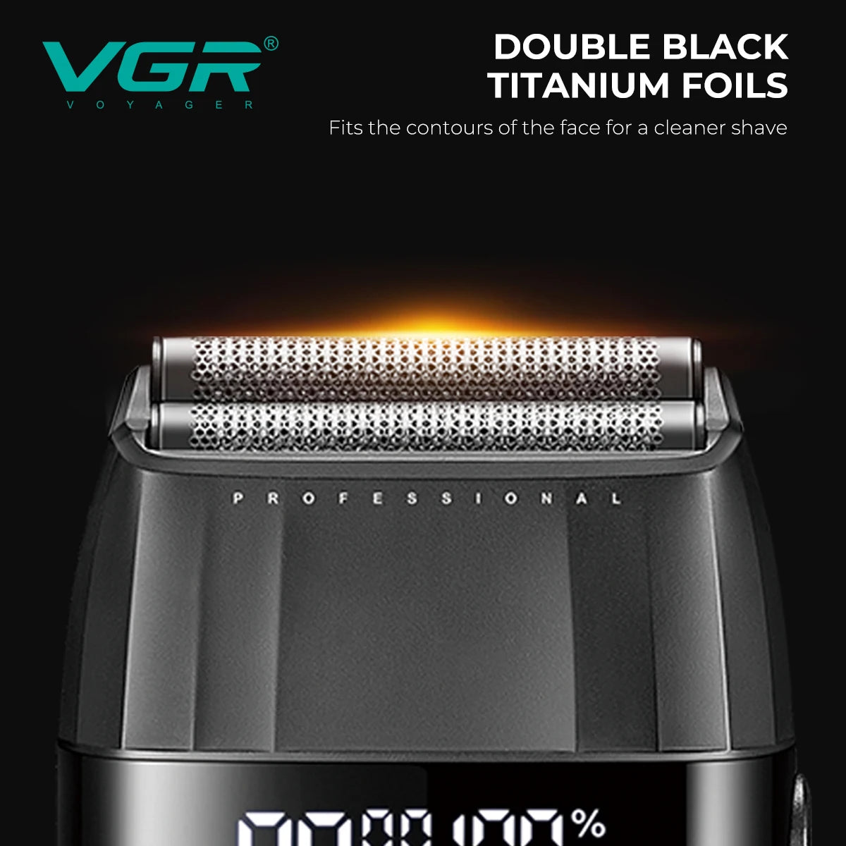 VGR V-640 Professional Hair Clipper | 9000 RPM | Cordless | Metal Body | Men's Trimmer