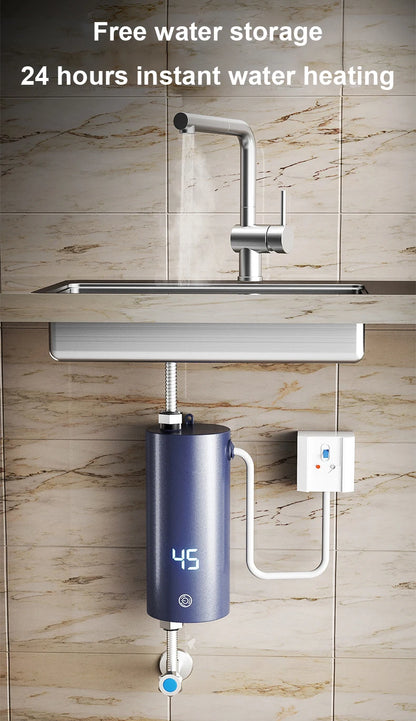 CUKYI 5500W Instant Water Heater | Tankless | Wall Mount | Shower Option | 220V