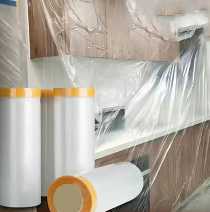 Disposable Self-Adhesive Dustproof Film – Cuttable Furniture & Room Cover