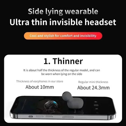 TWS Wireless Earbuds - Noise Reduction Bluetooth Earphones for Sport, Gaming & Sleep