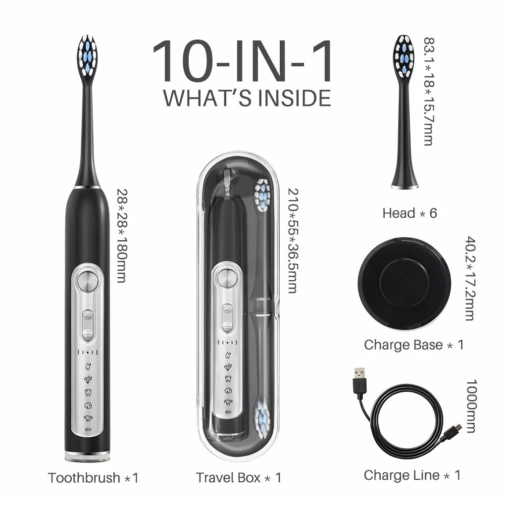 SUBORT S7 Sonic Electric Toothbrush | Smart Timer | IPX7 | Adult & Kids