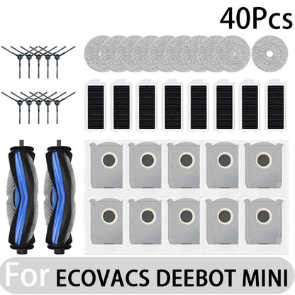 Ecovacs Deebot Mini Robot Vacuum Accessories – Main Brush, Filter, Mop, Dust Bag & More