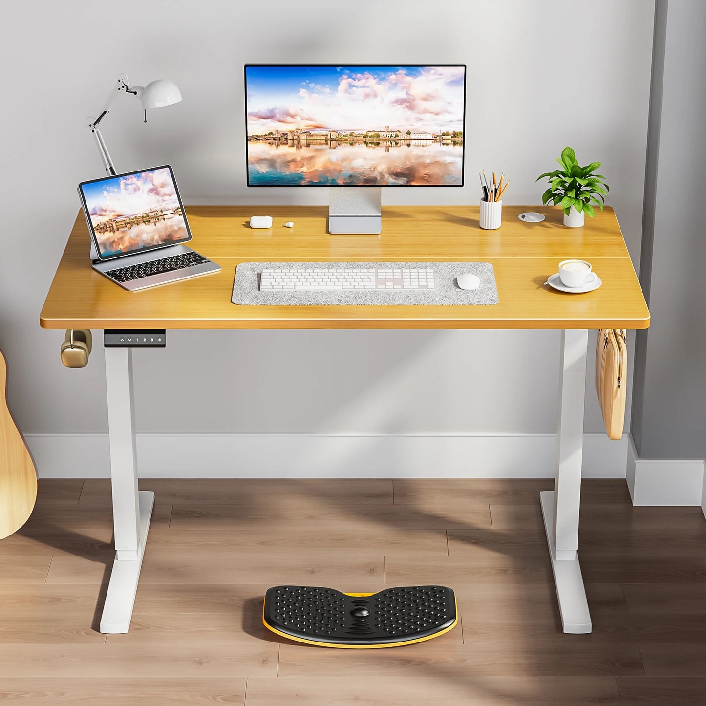 JHK Electric Height Adjustable Standing Desk – Ergonomic Sit-Stand Home Office