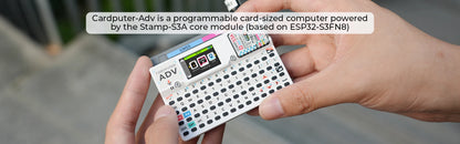 M5Stack Cardputer Adv – ESP32 Portable Mini Computer, 1.14" Screen, 56-Key Keyboard