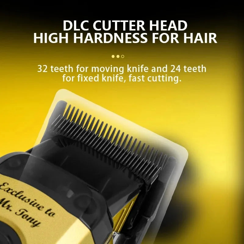 Kemei Professional Brushless Hair Clipper – 11500 RPM DLC Blade Cordless Trimmer