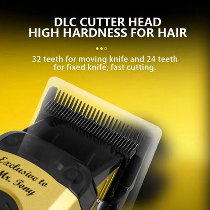 Kemei Professional Brushless Hair Clipper – 11500 RPM DLC Blade Cordless Trimmer