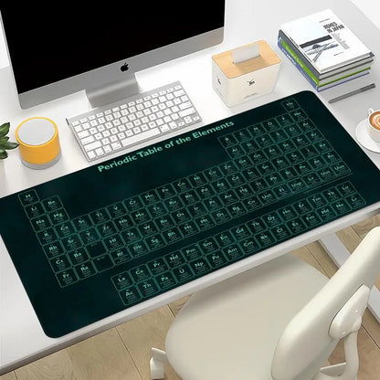 Periodic Table XXL Gaming Mouse Pad 900x400 – Rubber Anti-Slip Deskmat, Multiple Sizes
