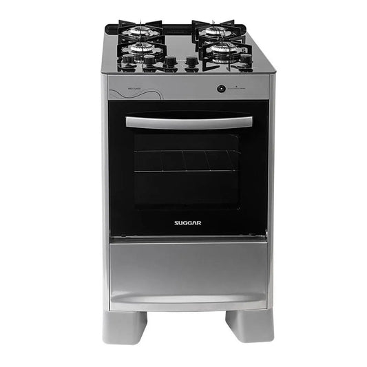 Suggar Neo Glass Stove 4 Burners | Stainless Steel | Bivolt | FGVNG410