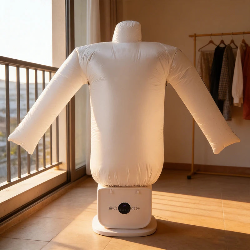 Foldable Electric Clothes Dryer & Steam Ironing Machine – Portable Heated Air Dryer for Clothes & Shoes