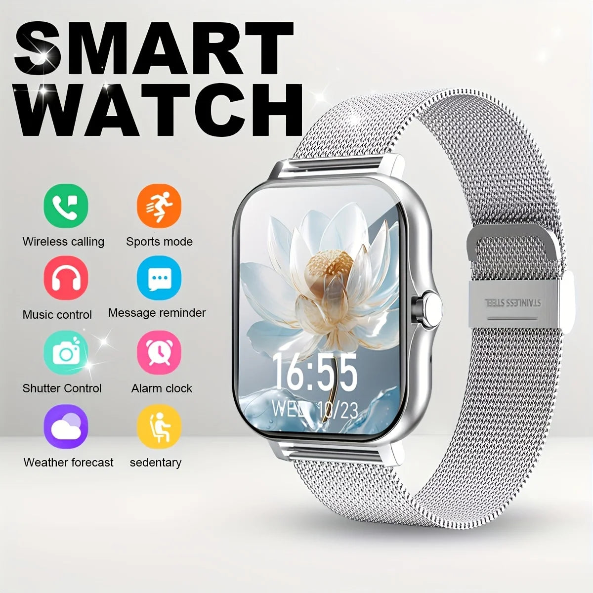 Smart Watch 2025 - 1.83" Display, Bluetooth Calling & Fitness Tracker for Men & Women