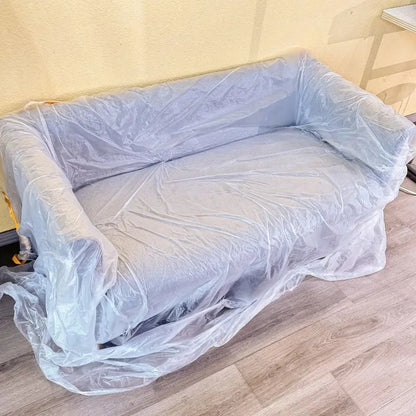 Disposable Self-Adhesive Dustproof Film – Cuttable Furniture & Room Cover