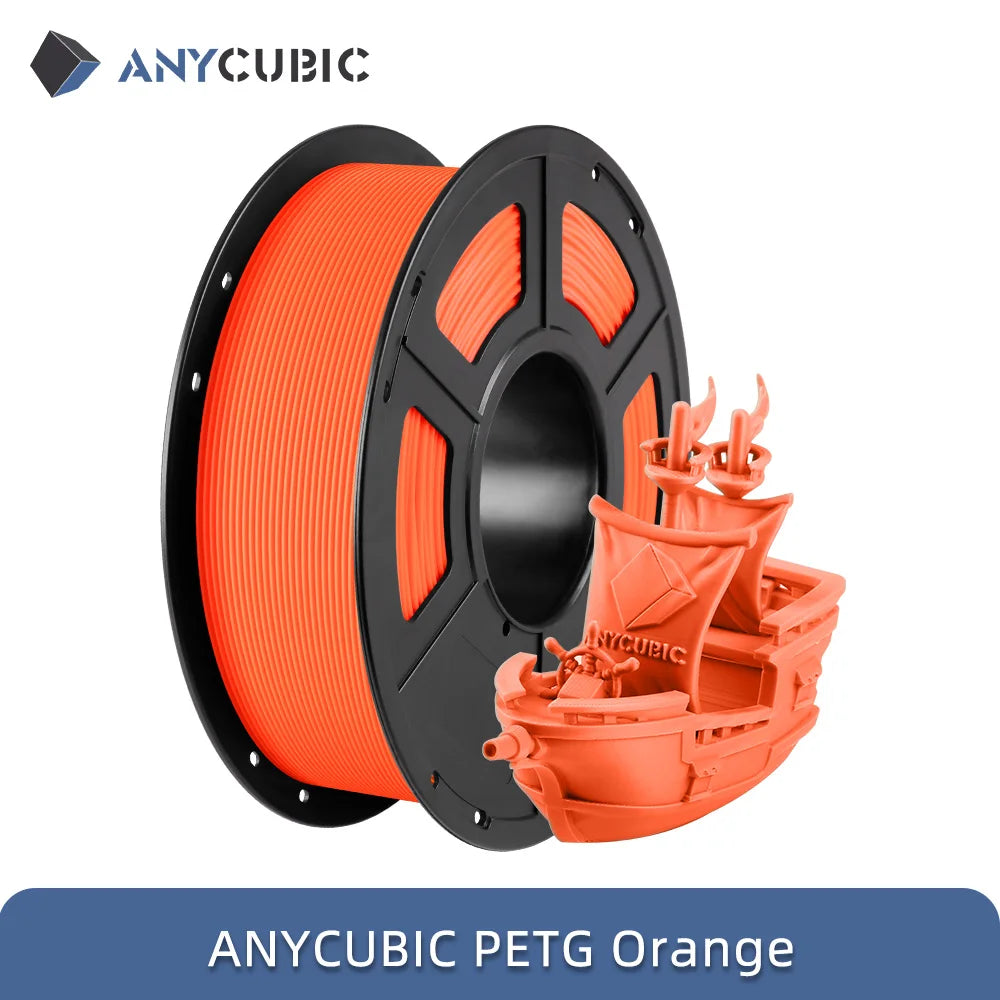 ANYCUBIC PETG / PLA 3D Printer Filament – 3KG, 1.75mm, For Kobra FDM Printers, Toy & Model Printing