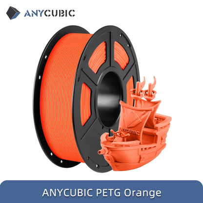 ANYCUBIC PETG / PLA 3D Printer Filament – 3KG, 1.75mm, For Kobra FDM Printers, Toy & Model Printing