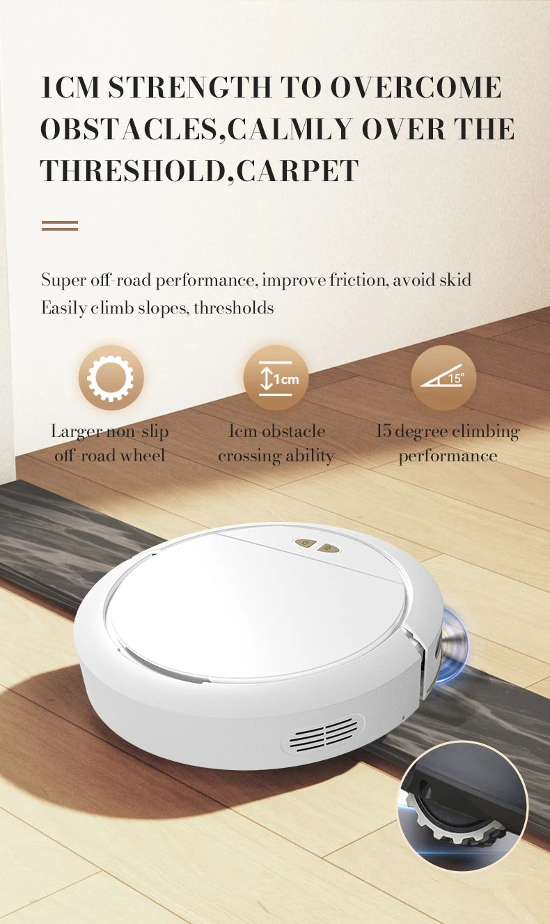 3-in-1 Intelligent Robot Vacuum Cleaner – Sweep, Mop & APP Control