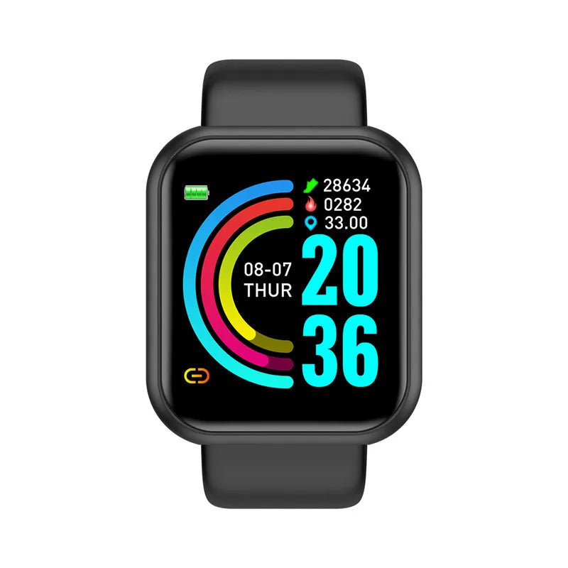 Smart Watch with Bluetooth Music Player & Health Monitor - Fitness Sport Bracelet for Men & Women