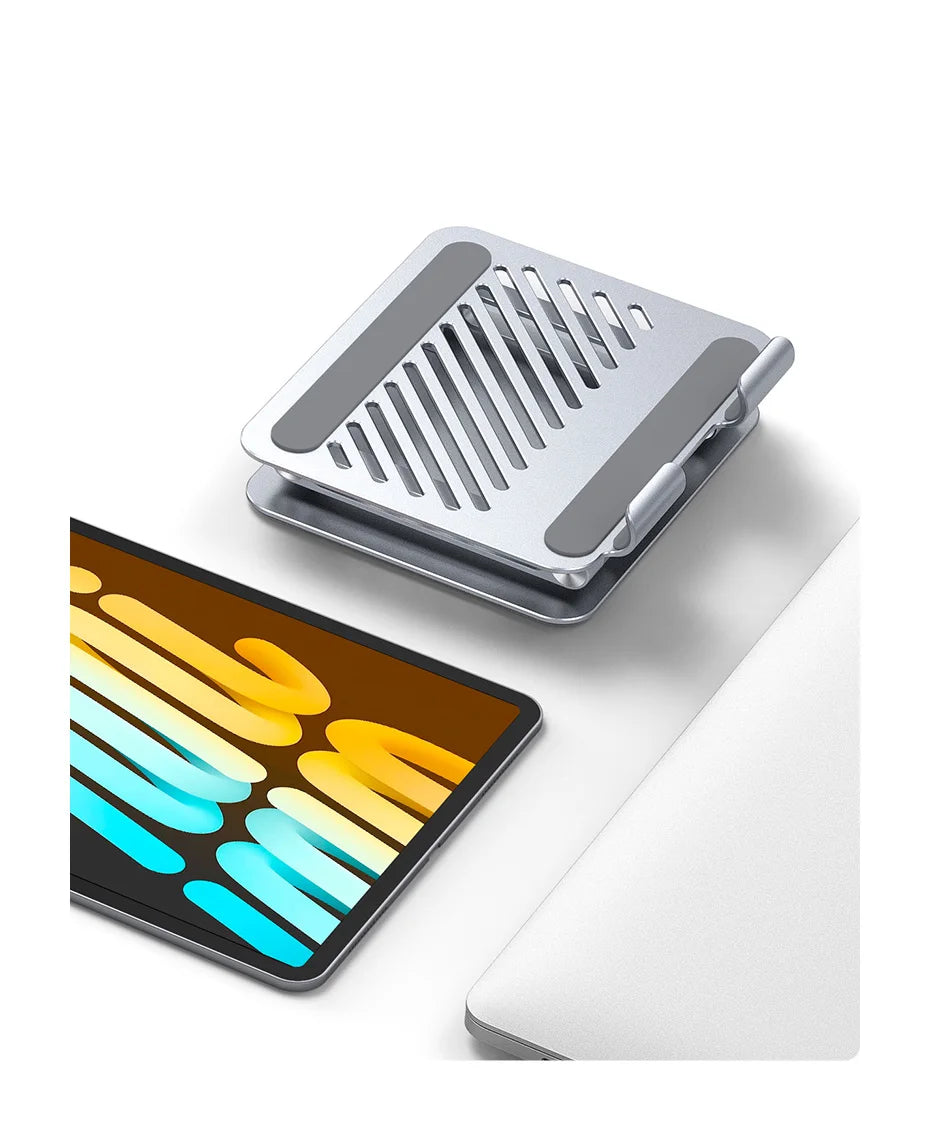 UGREEN LP134 Aluminum Tablet & Phone Stand – Adjustable Desk Holder for iPad, iPhone, Xiaomi & Laptops