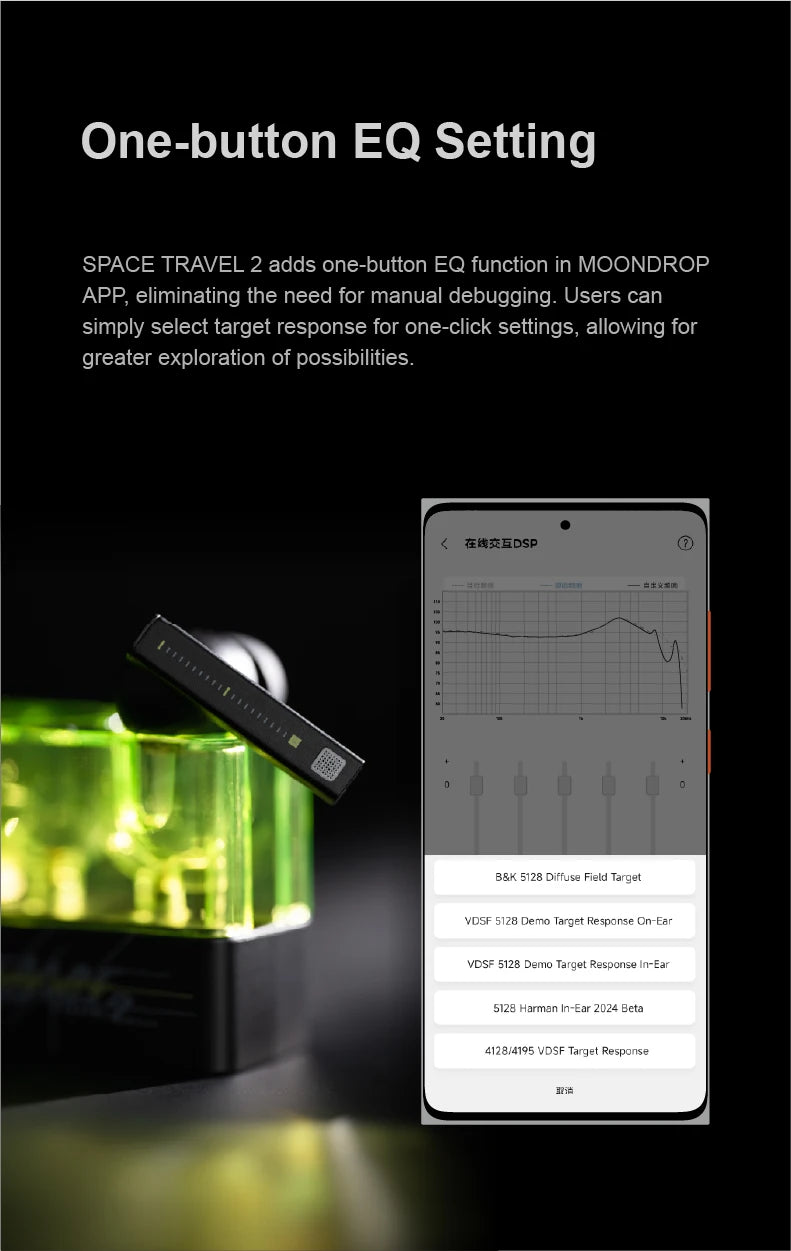 MOONDROP Space Travel 2 TWS Earbuds – HiFi ANC, Bluetooth 6.0, Low-Latency Game Mode, SBC/AAC