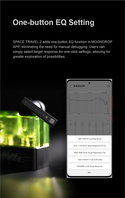 MOONDROP Space Travel 2 TWS Earbuds – HiFi ANC, Bluetooth 6.0, Low-Latency Game Mode, SBC/AAC