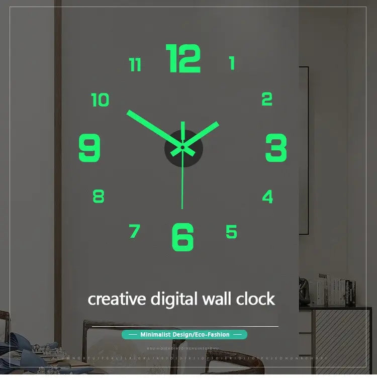 Creative Luminous Digital Clock – LED Display, Modern Desk & Wall Clock