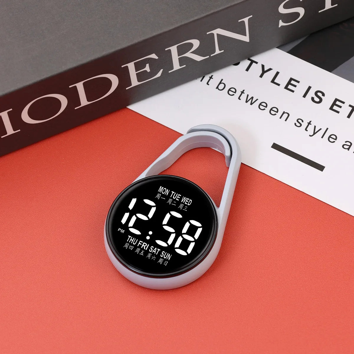 LED Electronic Hanging Pocket Watch | Night Light Digital Display