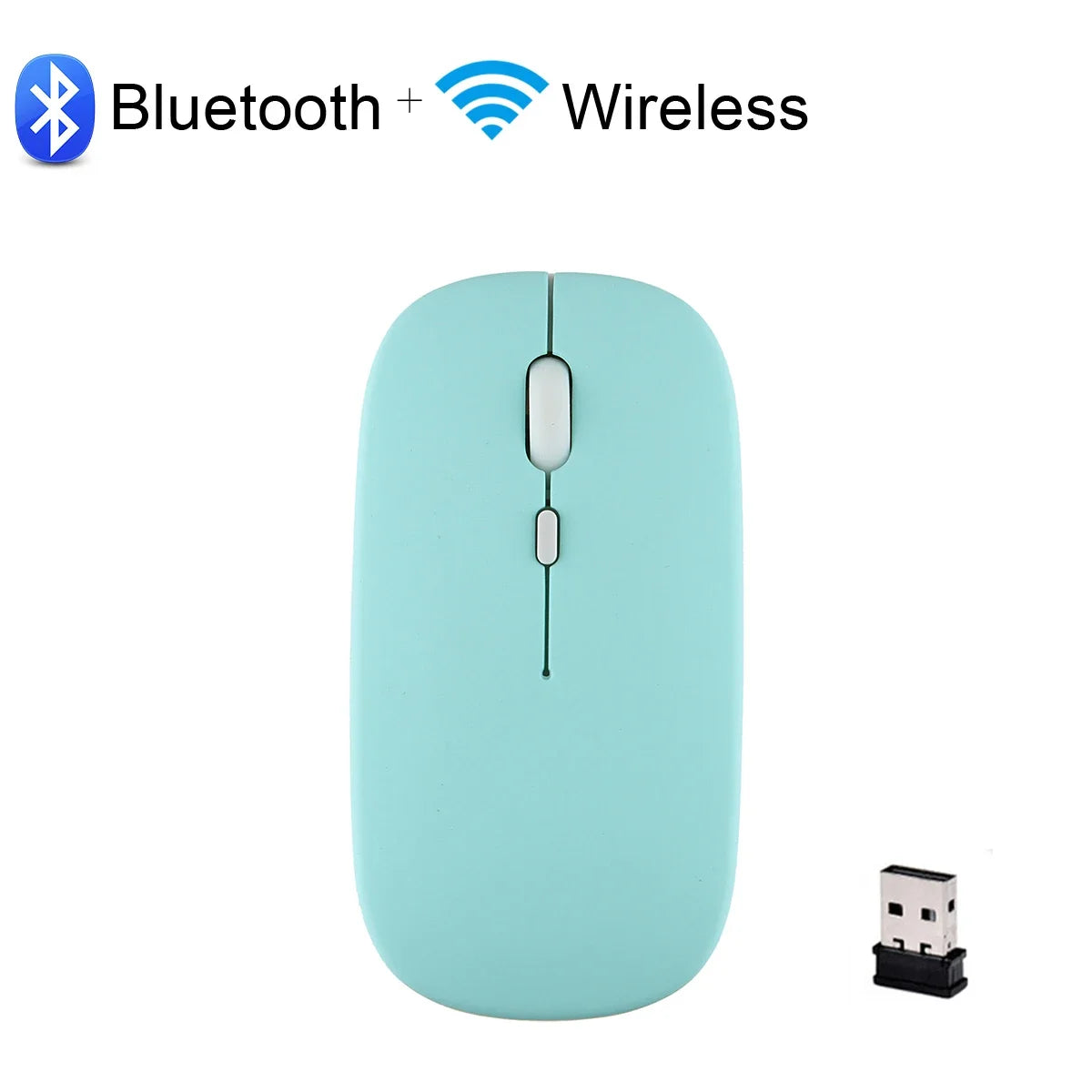 Wireless R.E.D. Shopping Bluetooth computer mouse with ergonomic design, silent click, mini size, optical sensor, suitable for PC use.