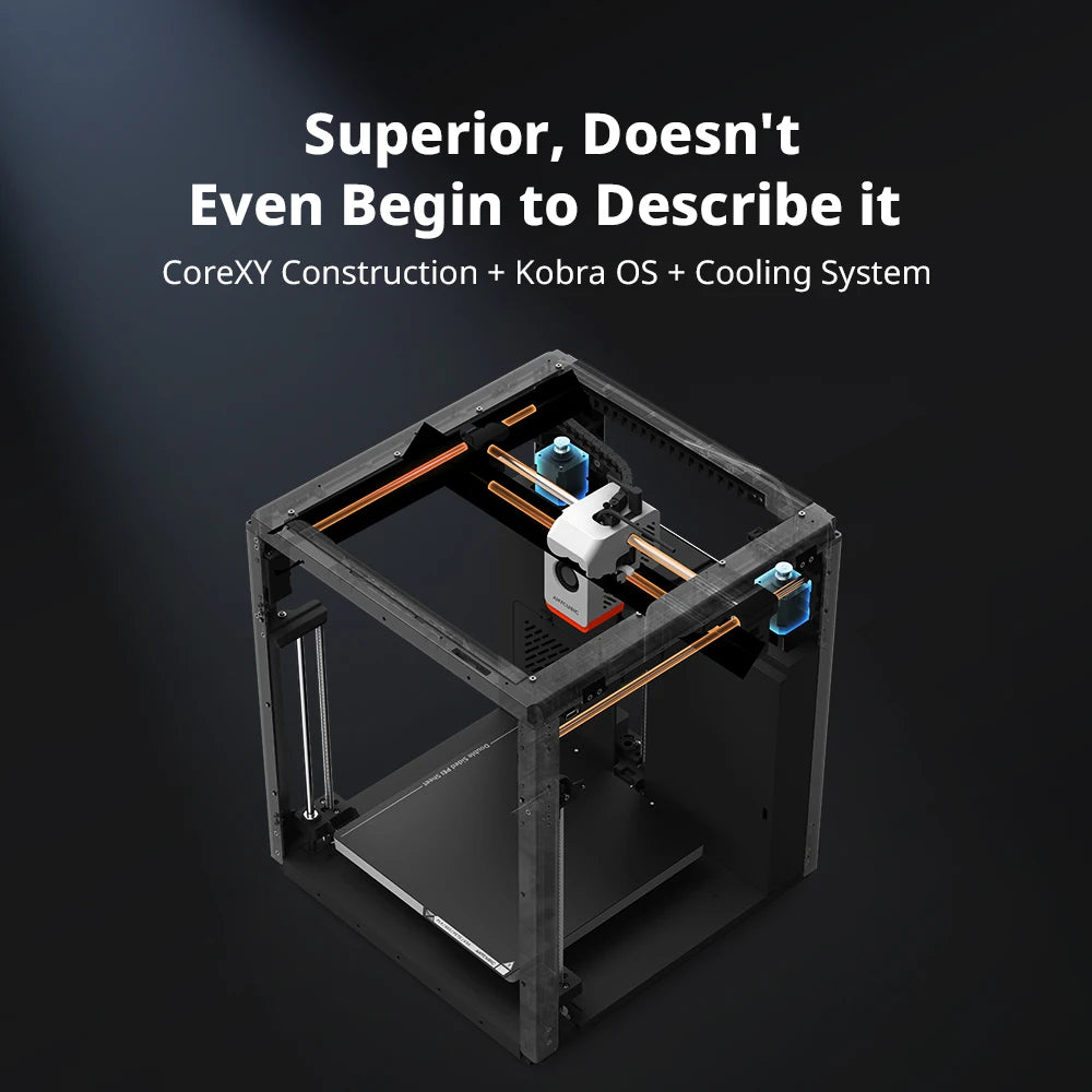 ANYCUBIC Kobra S1 Combo Multi-Color 3D Printer – Max 600mm/s, Core XY, High Precision