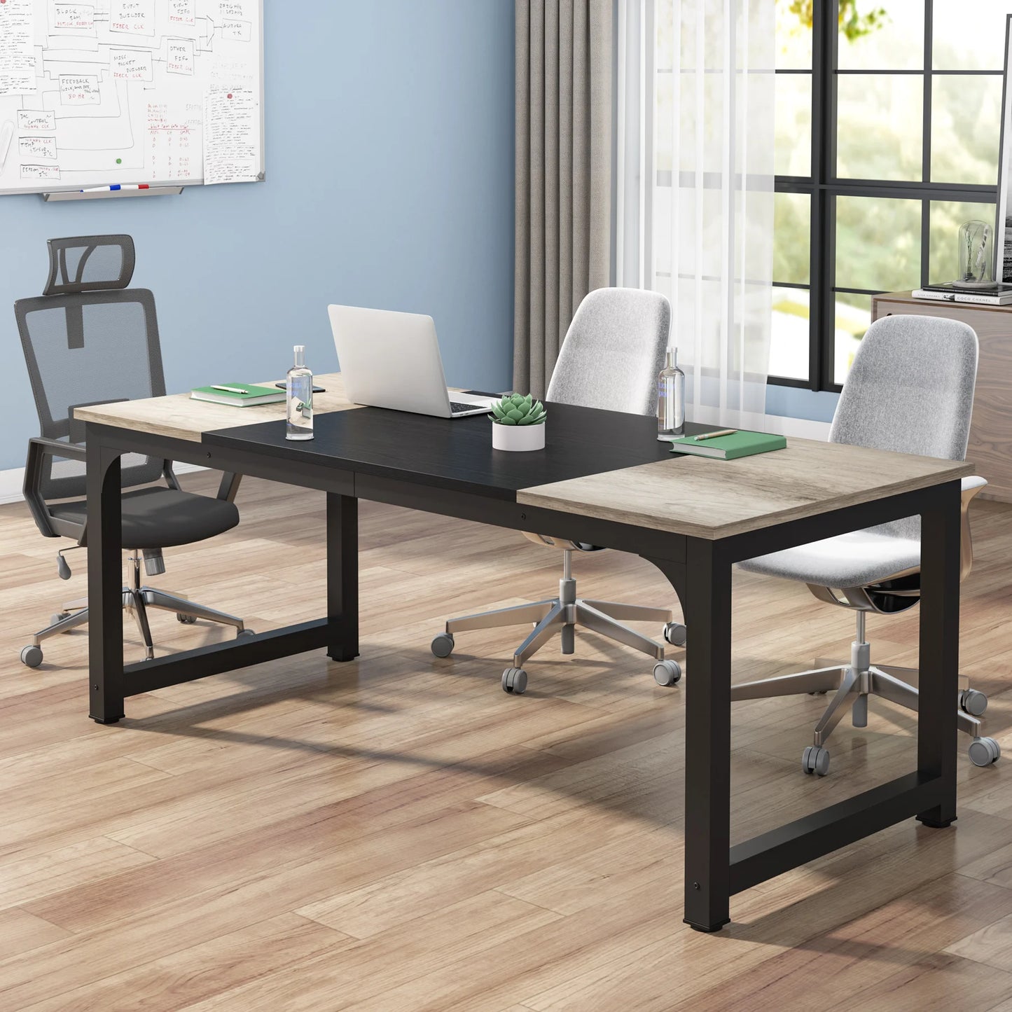 Tribesigns 70.8" Executive Office Desk | Large Computer Workstation