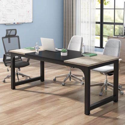 Tribesigns 70.8" Executive Office Desk | Large Computer Workstation