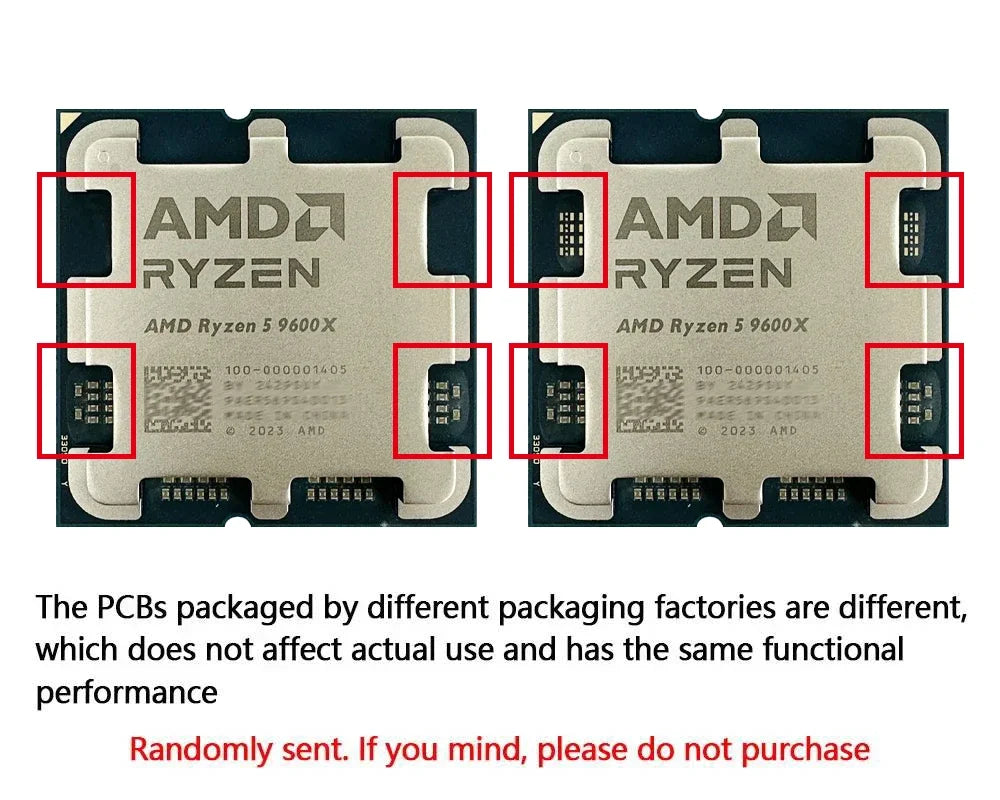 AMD Ryzen 5 9600X AM5 CPU – 6-Core, 5.4GHz Boost