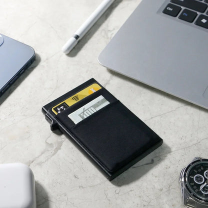 RFID Blocking Slim Metal Card Holder Wallet
