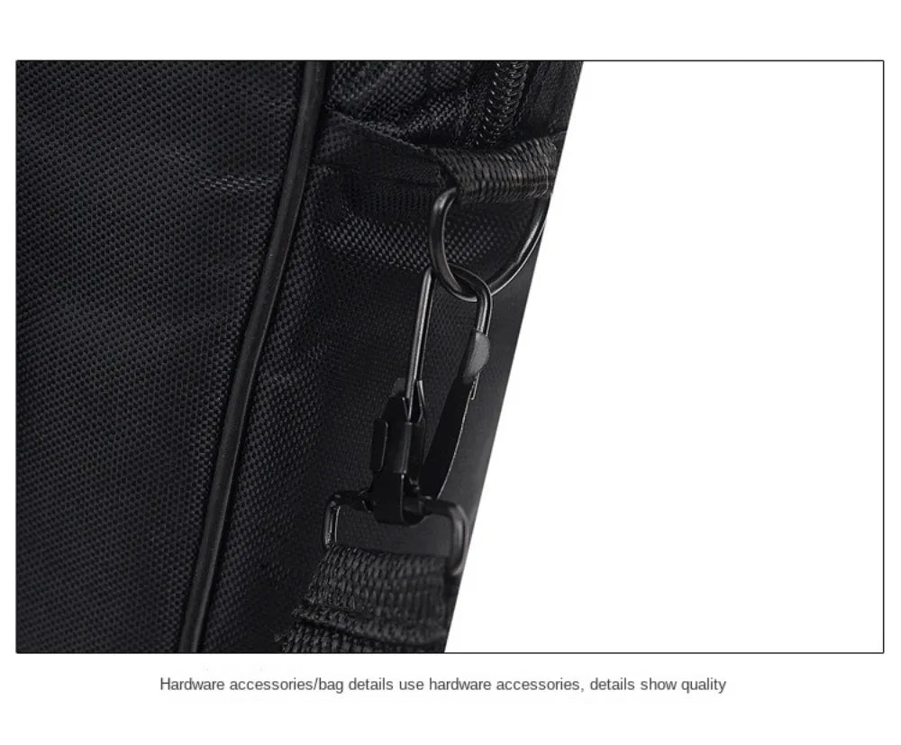 Waterproof Laptop Briefcase Bag – 15", 15.6", 17", Nylon, Dual Zipper, Shoulder Strap