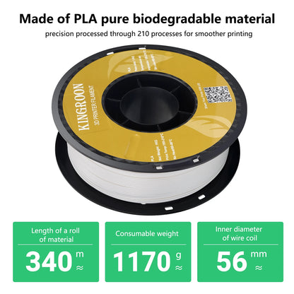 Multicolor PLA 3D Printer Filament – 10KG, 1.75mm, 10 Rolls x 1KG, Free Shipping