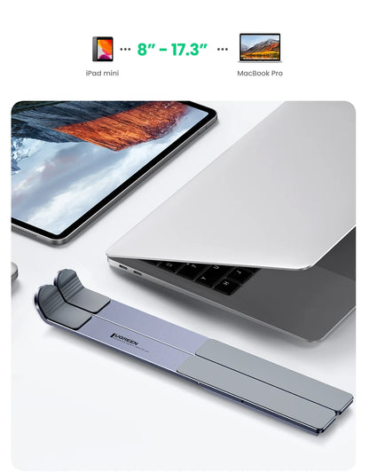 UGREEN Foldable Aluminum Laptop Stand – MacBook, Tablet & Phone