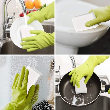 Magic Melamine Sponge Erasers 100-Pack | Extra-Thick Multi-Surface Cleaning Pads
