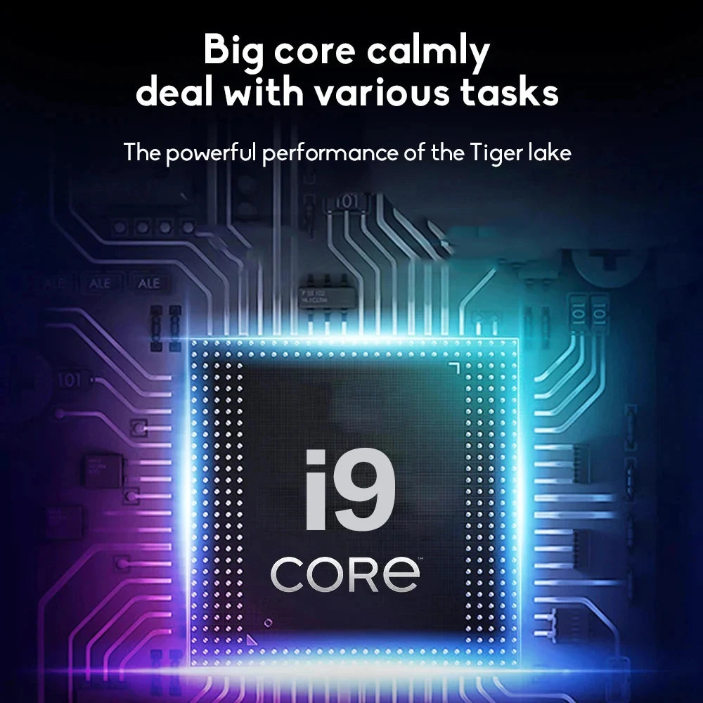 FUCHU 14.1" Laptop – Intel Core i9-10980HK, 16GB DDR4, up to 2TB SSD, Windows 11 Pro