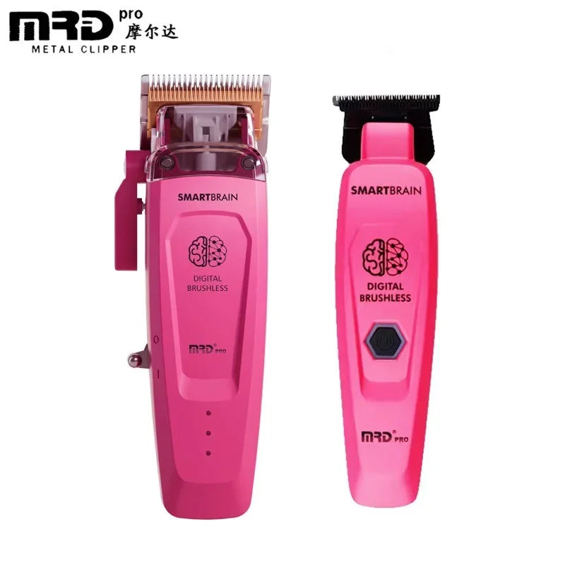 R.E.D. Shopping Molda MRD Brain Flower Main Push Oil Head electric hair clipper for professional barbering and hair cutting.