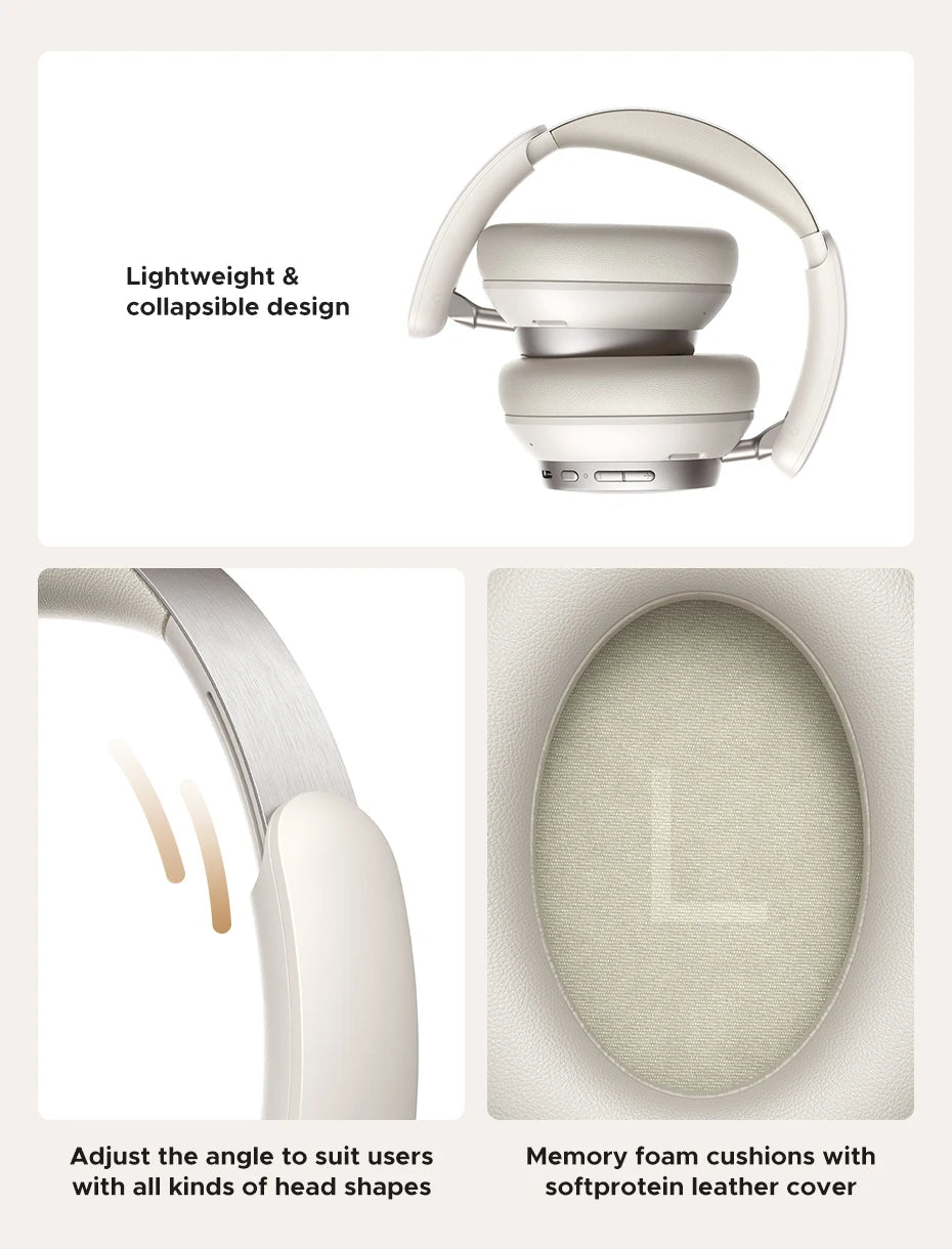 UGREEN Studio Pro ANC Wireless Headphones – 48dB, LDAC, Bluetooth 6.0, 120Hrs, Hi-Res