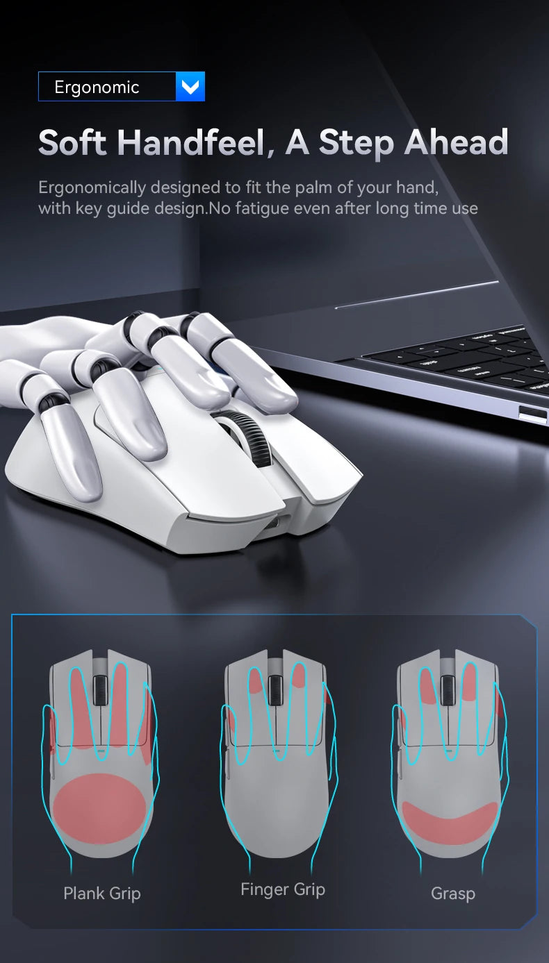 ATTACK SHARK X11 Lightweight Wireless Gaming Mouse – 22K DPI, PAW3311