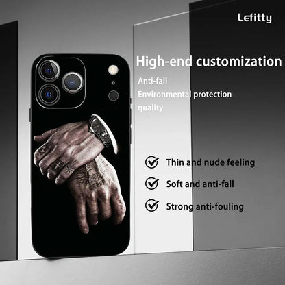 Cool Russian Mafia Frosted Phone Case for iPhone 17/16/15/14/13/12/11 Pro Max – Soft Shell