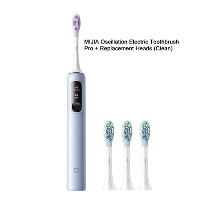 MIJIA Sonic Electric Toothbrush Pro – Smart 4 Modes, LED Screen, Travel Lock, IPX8, Long Battery Life