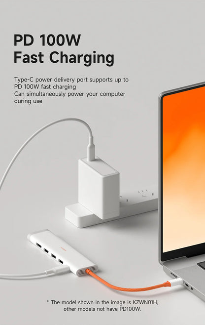 Hagibis USB-C Hub Multiport | 4K HDMI | RJ45 Ethernet | Heat Dissipation | MacBook & Laptops