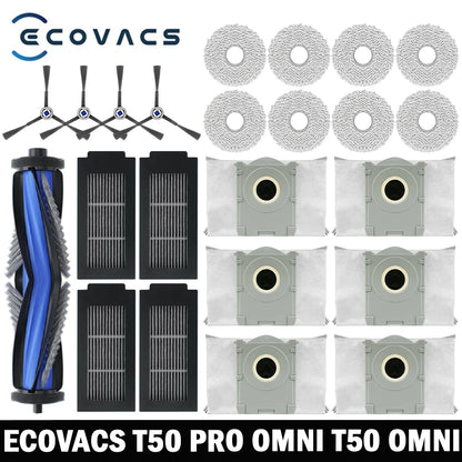 ECOVACS T50 PRO OMNI / T50 OMNI Robot Vacuum Replacement Parts