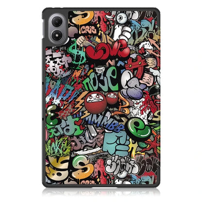 Fashion Print Magnetic Smart Stand PU Leather Case for Xiaomi Poco Pad M1 12.1" 2025