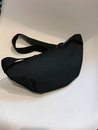 Large Nylon Fanny Pack – Crossbody Waist Bag for Sports & Travel