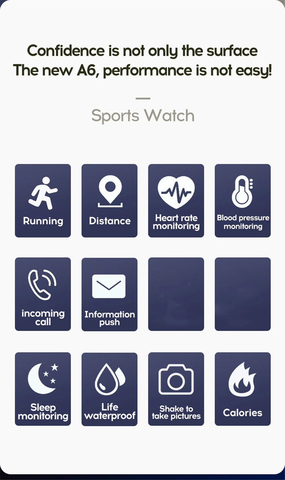 2024 Multifunction Smart Watch – Health Tracking, Notifications, Sport Modes