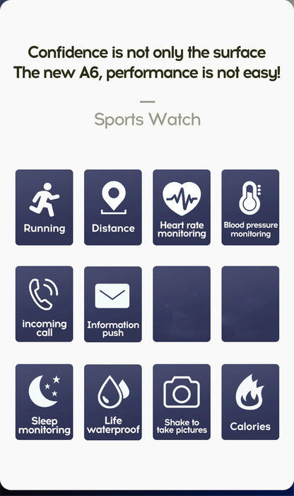 2024 Multifunction Smart Watch – Health Tracking, Notifications, Sport Modes