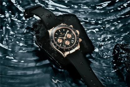 PAGANI DESIGN Men's Luxury Chronograph Watch – 100M Waterproof, Quartz Sport Wristwatch, Gift